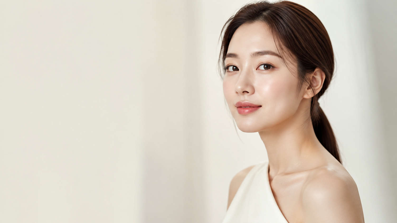 광주성형외과 안면윤곽의 자연스러운 얼굴선을 표현한 메인 이미지