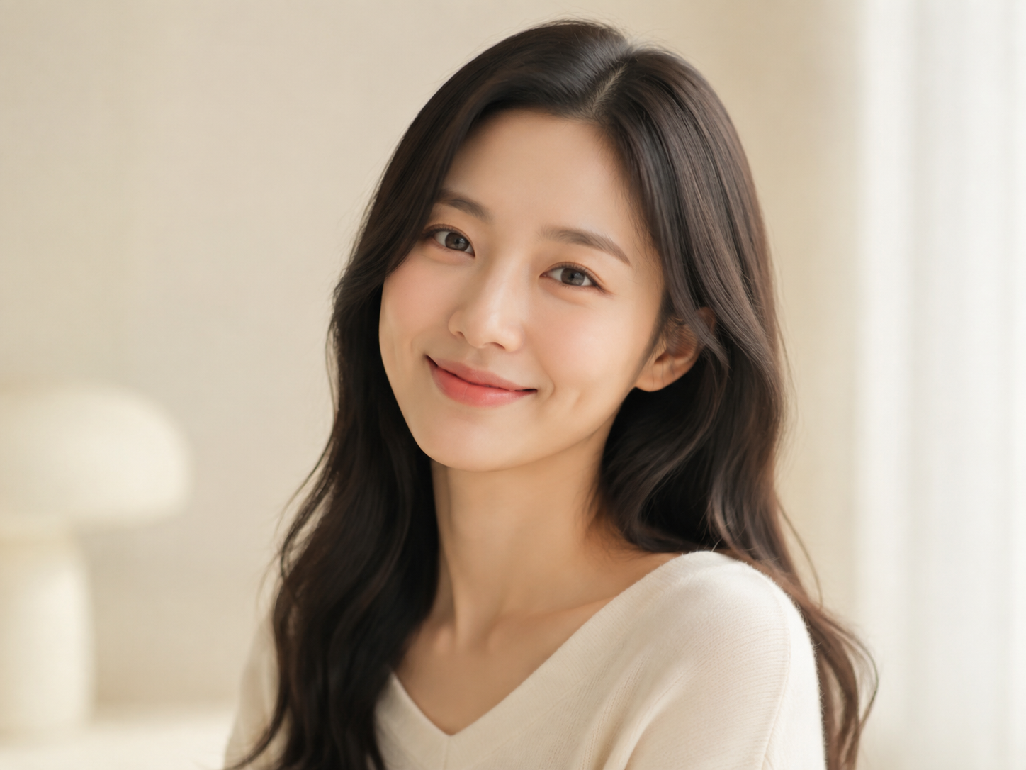 자연스럽게 미소 지을 때 나타나는 보조개성형 안내 이미지